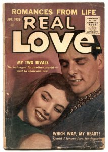 Real Love #73 1956- MY TWO RIVALS- romance comic G