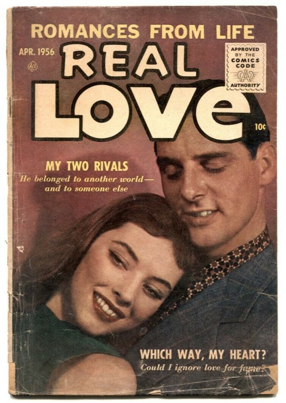 Real Love #73 1956- MY TWO RIVALS- romance comic G