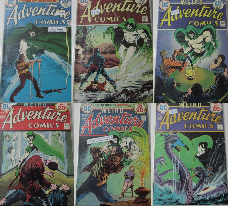 Adventure Comics Run Lot 6 #431-436 DC 1974 FN+ Bronze Age Comic Book Key Issue