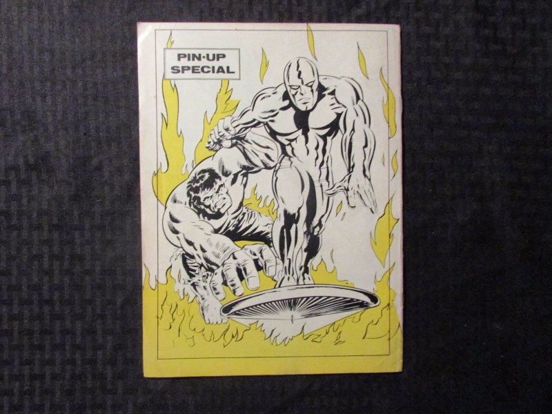 1977 RAMPAGE Marvel UK Weekly Magazine #4 VG 4.0 DEFENDERS Silver Surfer