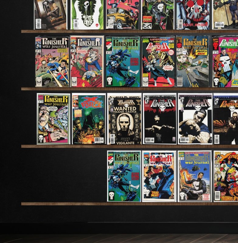 Huge Lot 150+ Comics with The Punisher, X-Force, Punisher War Journal & More!