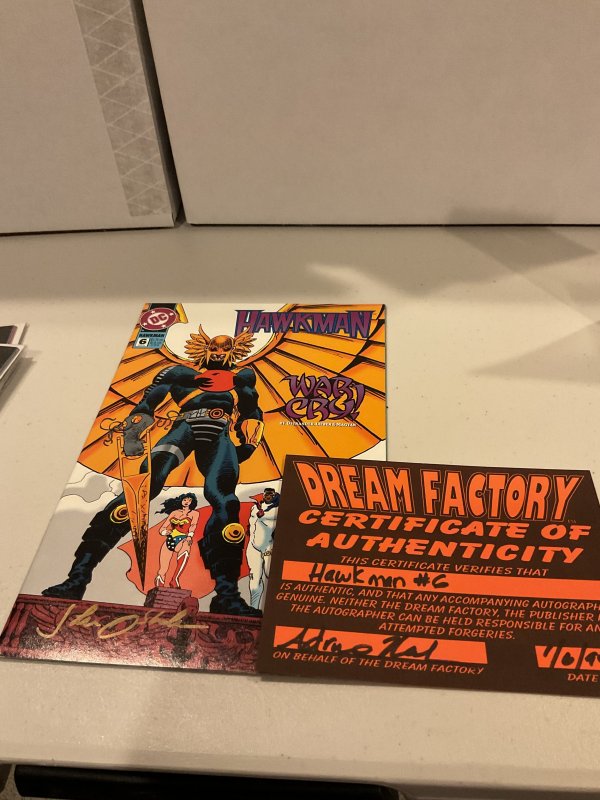 Hawkman 0-13, Annual 1 Complete Set 1993-94 #6 Signed! 9.0 (our highest grade)