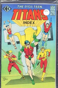 The Official Teen Titans Index #1 (1985) Teen Titans