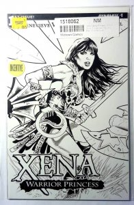 Xena: Warrior Princess #1 C 2016 Dynamite 1:10 Incentive Var B&W Greg Land Comic