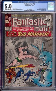 Fantastic Four #33 (Marvel, 1964) CGC 5.0 - KEY