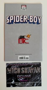 Spider-Boy #1 Suayan Virgin Variant Cover (2024) Signed Suayan with COA!