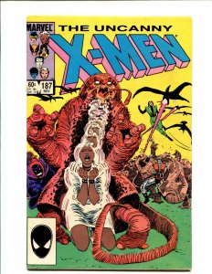 Uncanny X-Men #187 - WE COMBINE SHIPPING! (5.5/6.0) 1984