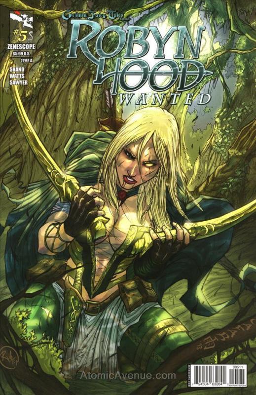 Grimm Fairy Tales presents Robyn Hood: Wanted #5A VF; Zenescope | save on shippi