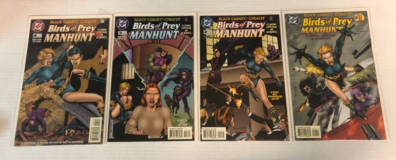 Birds of Prey Manhunt (1996) # 1-4 (VF-NM) Complete Set | Chuck Dixon