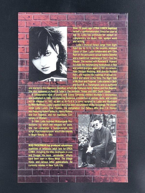 Bloodsucker (1992) Written by Lydia Lunch