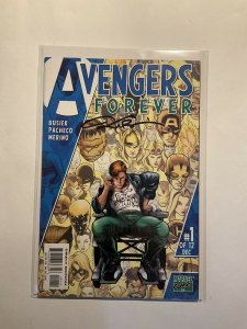Avengers Forever 1 Near Mint- nm- 9.2 Signed Marvel 
