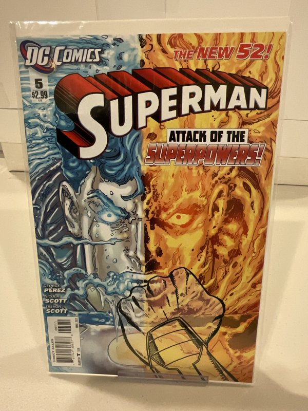 Superman #5  2012  9.0 (our highest grade)  New 52!