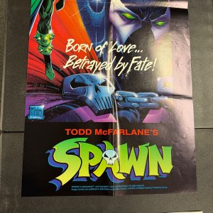Spawn Todd McFarlane Malibu Comic Storefront Poster 1992 ET14