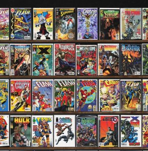 Huge Lot 150+ Comics with The Flash, Wolverine, Captain America & More!