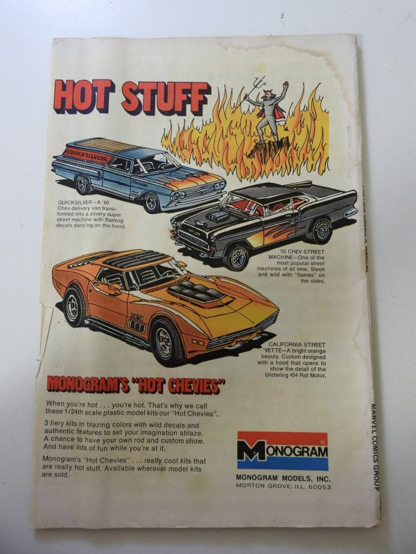 Captain America Annual #3 (1976) VG Condition