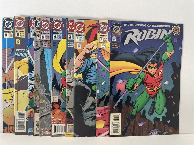 Robin #0 1 2 3 4 5 6 7 8 & 9 Lot Of 10 1993 -94 Series 