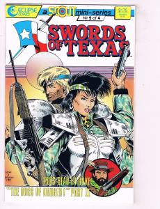 Swords Of Texas Complete Eclipse Comics Limited Series # 1 2 3 4 Scout TW19