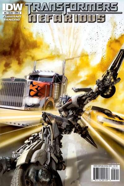 Transformers: Nefarious #5, NM- (Stock photo)