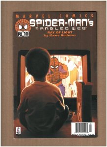 Spider-man's Tangled Web #10 Newsstand Marvel Comics 2002 Kaare Andrews VF+ 8.5