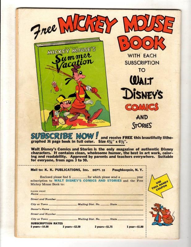 Walt Disney's Comics & Stories # 133 FN Dell Comic Book Donald Duck Nephews JL10