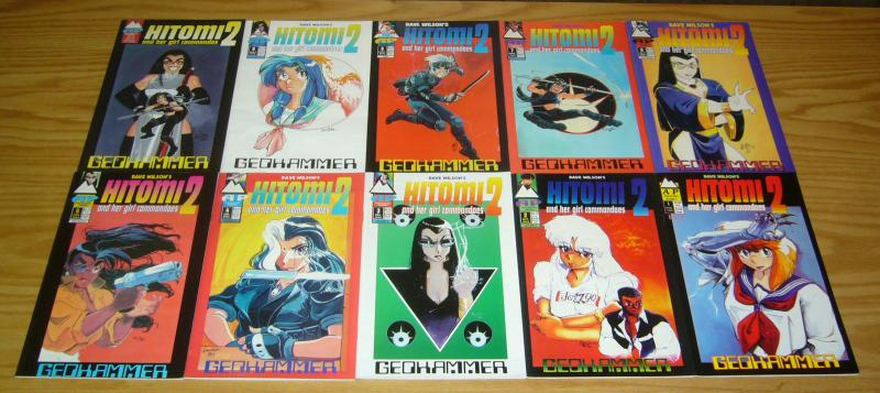 Dave Wilson's Hitomi And Her Girl Commandoes 2 #1-10 VF/NM complete series NHS