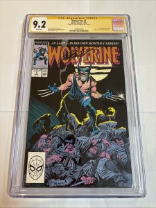 Wolverine (1988) # 1 (CGC 9.2 WP SS) Signed Chris Claremont