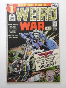 Weird War Tales #1 (1971) Beautiful VG+ Condition!