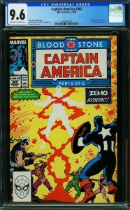 Captain America #362 (1989) CGC 9.6 NM+