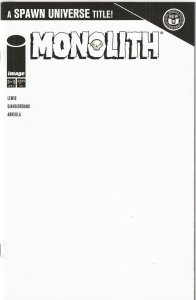 Spawn Monolith # 3 Blank Sketch Variant Cover NM Image Comics 2024 [Z2]