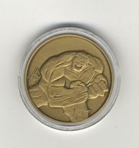 Highland Mint Marvel Medallion - Hulk - Limited Pure .999 Bronze - COA - 25,000