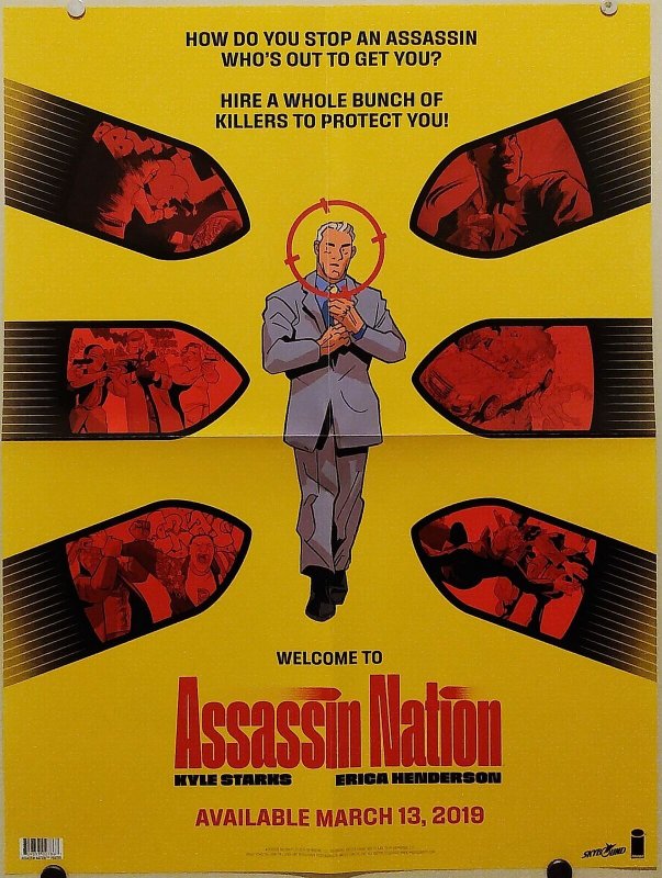 Assassin Nation #1 Henderson Folded Promo Poster Image 2019 (18x24) New [FP309]