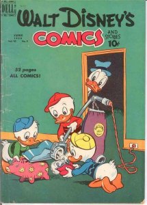 WALT DISNEYS COMICS & STORIES 117 VG June 1950 COMICS BOOK