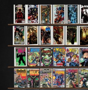 Huge Lot 150+ Comics with The Incredible Hulk, Thunderbolts & More!