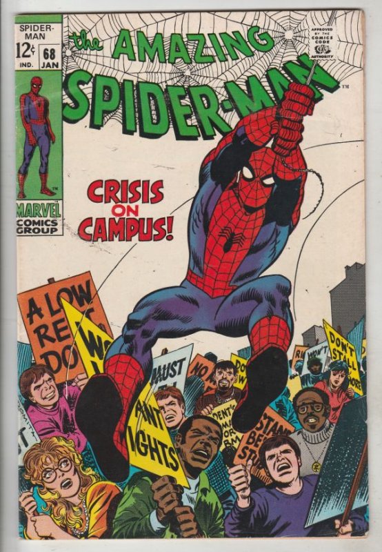 Amazing Spider-Man #68 (Jan-69) VF High-Grade Spider-Man