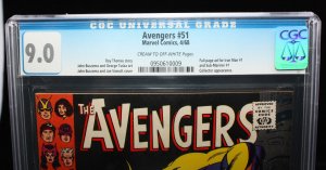 Avengers #51 (CGC 9.0) Full Page Ad for Iron Man #1 & Sub-Mariner #1 - 1968