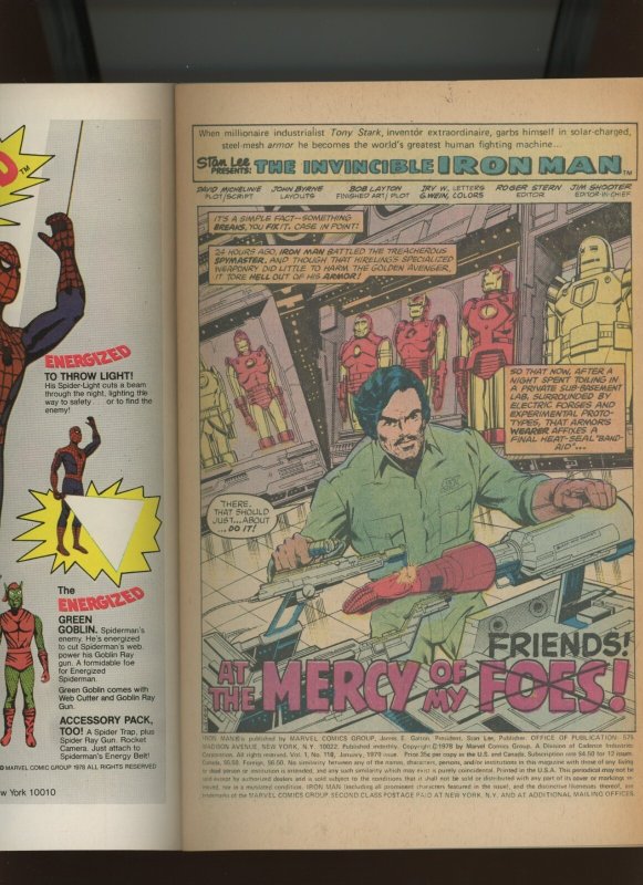 (1979) Iron Man #118: BRONZE AGE! KEY ISSUE! WE COMBINE SHIPPING! (6.5/7.0)