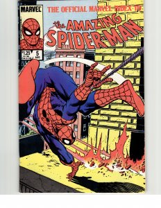 The Official Marvel Index to the Amazing Spider-Man #5 (1985) Spider-Man