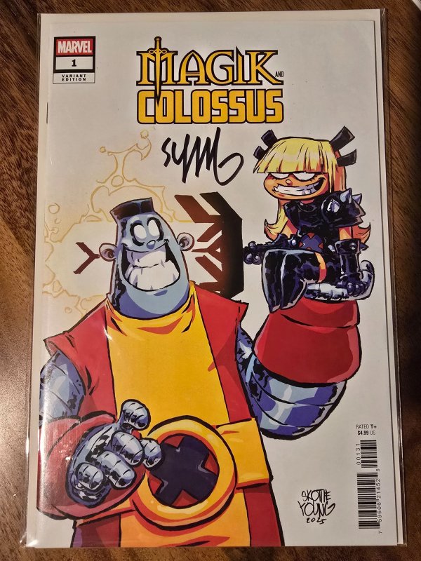 Magik and Colossus #1 (signed by) Skottie Young Cover (2026)