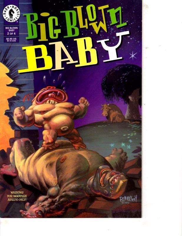 Lot Of 2 Comic Books Dark Horse Big Blown Baby #2 and Image Big Bruisers #1 MS17