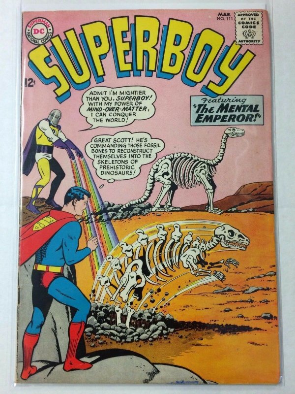 Superboy #111 Comic Book DC 1964 Superman