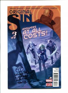 Original Sin #3 - Signed Julian Tedesco / Mike Deodato Jr Art (9.2) 2014