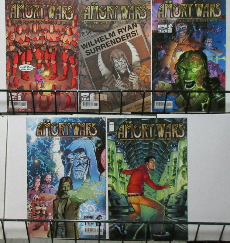 Amory Wars (Boom! 2010) Lot of 5Diff Sampler Claudio Sanchez Chris Guzman ++