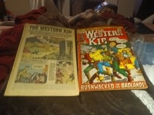 Western Kid 1 & 3 marvel Atlas Comics 1971