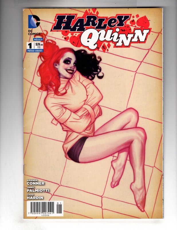 Harley Quinn #1 (2014) Adam Hughes Cover VF/VF+ LA MOLE VARIANT / CR300-MA#5