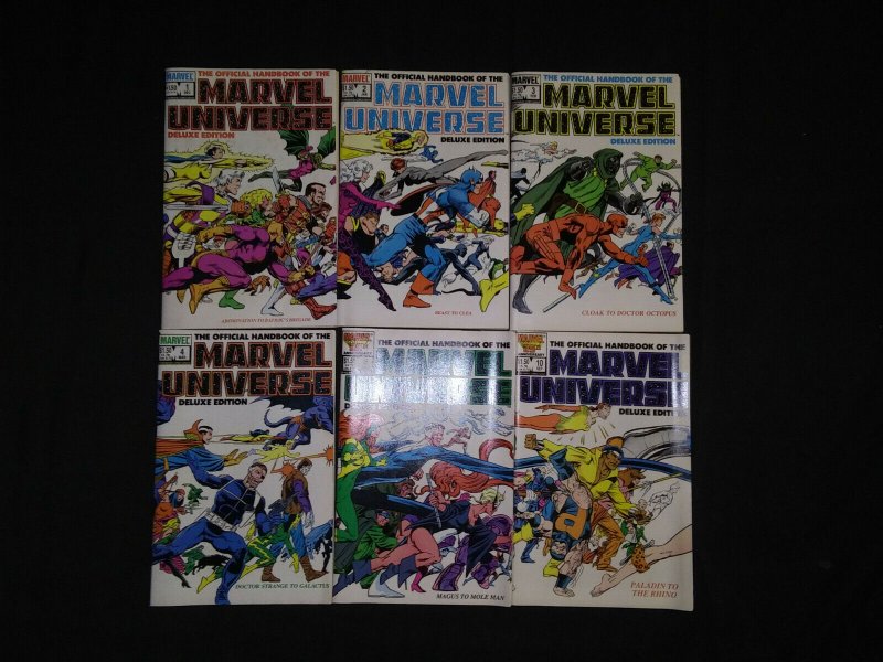 MARVEL UNIVERSE 2 LOTS 1983/85 OF 25 COMICS..1st#1-4,8,10-18,AND 1,6,8-15  F -NM