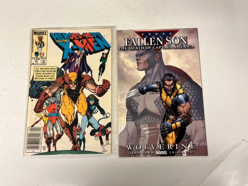 4 Marvel Comics X-Men Hope 1 Fallen Son 1 Fantastic Four 371 Hawkeye 8 5 JW17