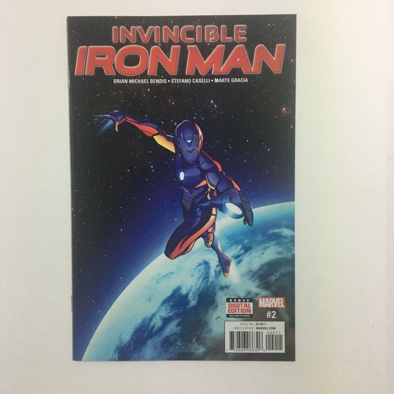 Invincible Iron Man #2 #4 #8 Lot Set Riri Williams Ironheart 2017 Disney+ MCU