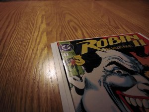 Robin II: The Joker's Wild! #1 Joker Close-Up Cover (1991)
