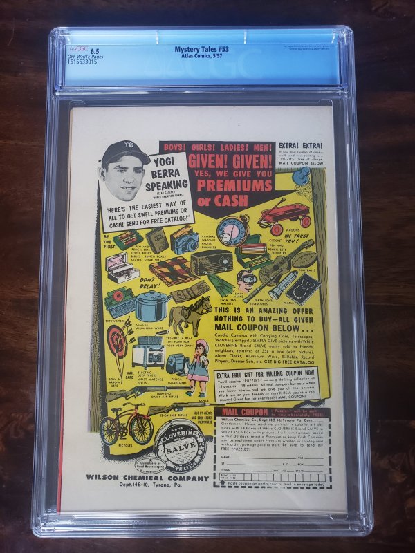 Mystery Tales 53 CGC 6.5