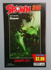 Spawn #314, NM Capullo Sketch Variant Image, January 2021 JR1